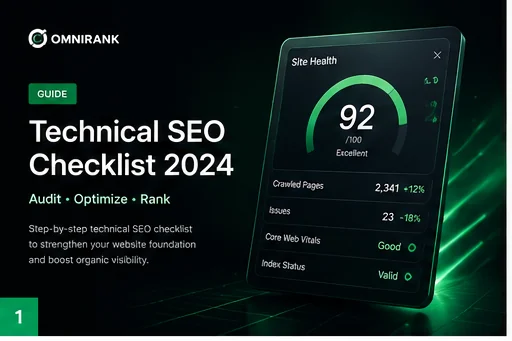 Technical SEO site health dashboard dan checklist