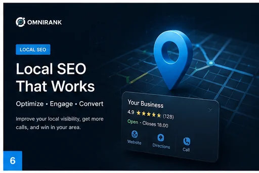 Ilustrasi local SEO dan business profile