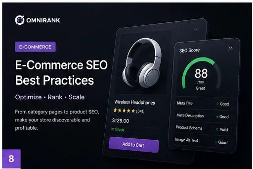 Ilustrasi ecommerce SEO dan product page